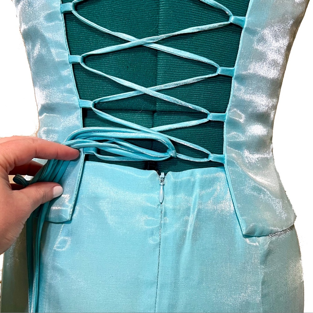 Faviana Strapless Two-Piece Prom Dress - Picture 6 of 10